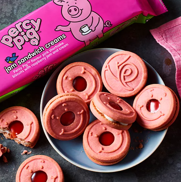 Percy Pig Jam Sandwich Creams from M&S